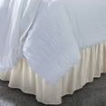 thumbnail image 4 of Home Details 14" Drop Wrap Around Bed Ruffle Twin/Full in Beige, 4 of 4