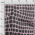 thumbnail image 1 of oneOone Viscose Jersey Blush Pink Fabric Crocodile Animal Skin Quilting Supplies Print Sewing Fabric By The Yard 60 Inch Wide, 1 of 5