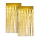 thumbnail image 1 of Telón de fondo de cortina de aluminio dorado zincado de 1 x 2 m para decoración de fiestas, 1 of 3
