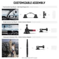 thumbnail image 6 of Neewer CA065 Triple Suction Car Mount - 2-in-1 Pole/Magic Arm for Gopro/Insta360, Quick Release, 6 of 9