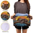 thumbnail image 7 of Coolnut Sleeping Sloth Foldable Storage Basket for Shelves, Collapsible Sturdy Storage Bin with Handles, Canvas Storage Cube for Organizing Closet 1PC Home Decor, 7 of 7