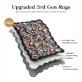 thumbnail image 6 of Lahome 5'x7' Floral Area Rug for Living Room ,Area Rug 5x7ft ,Non Slip Rugs Machine Washable ,Indoor Floral Rug Low Pile Boho Rug for Bedroom Dining Room Office Farmhouse,Black, 6 of 10