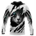 thumbnail image 2 of Sudadera con capucha con estampado 3D de gatos lindos para hombres y mujeres, sudaderas con capucha de moda con animales y gatos para mujeres, sudaderas con capucha 2024, jerséis de gran tamaño de hip, 2 of 5