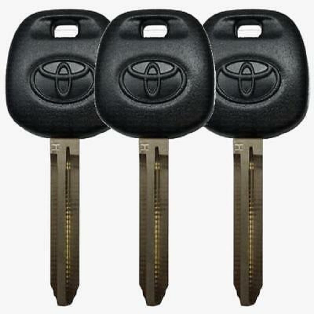 Set of 3 Toyota Toy44h Transponder Master Key H Chip 2014-2018 VLS ...
