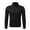 181#Black, variant on Mens Mock Turtleneck Sweater Long Sleeve Solid Color T-Shirts Basic Slim Fit Knitted Pullover Tees