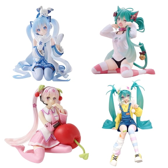 Figurita HOpGdd 13-15 cm PVC Pack de 4 estilo anime