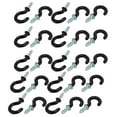 thumbnail image 4 of Uxcell 5/8 Inch Screw-in Open Cup Ceiling Hooks Hangers Zinc Plated Black 25pcs, 4 of 4