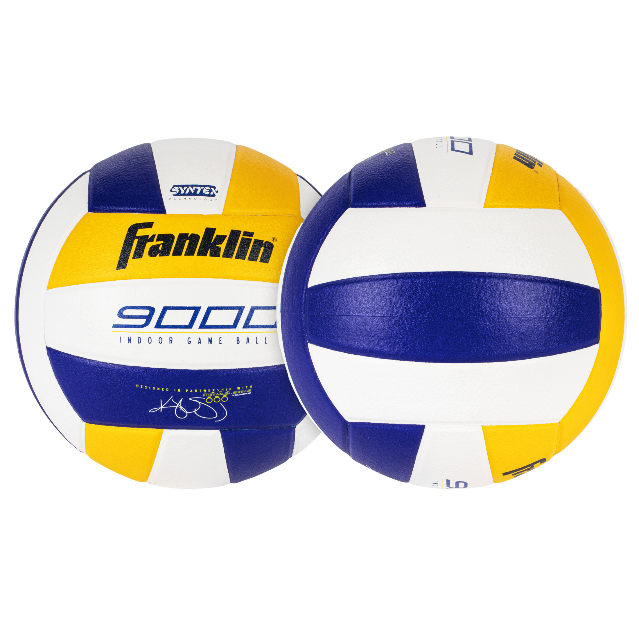 Franklin Sports Indoor Game Volleyball - Premium 9000 Official Size  - Competition - Pump and Needle