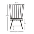 thumbnail image 4 of Weston Home Lydford High Back Dining Chair, Set of 2, Black, 4 of 4