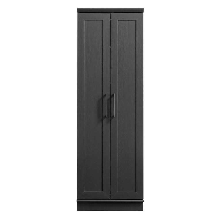 Saruwa2 Sauder HomePlus 2-Door Storage Cabinet, Raven Oak Finish - Walmart.com