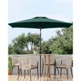 thumbnail image 2 of 7.5FT Patio Umbrella Outdoor, Market Umbrella, Table Umbrella with Push Button Tilt and Crank, 6 Sturdy Ribs UV Protection Waterproof for Home Garden, Pool, Deck, Backyard, 2 of 7