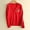 Sweater for Women - A127 Red, variant on Xdegoge Christmas Cardigan Sweaters for Women V Neck Button up Ribbed Knit Xmas Sweater Holiday Party Cute Open Front Cardigans Long Sleeve Fashion Winter Tops
