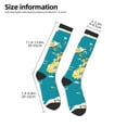 thumbnail image 5 of Balery World Map With Landmarks Fun Novelty Socks Men'S Women'S Crew Socks Funny Crazy Novelty Socks Quirky And Cool Socks, 5 of 9