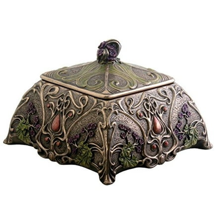 Art Nouveau Jewelry Box Holder, Flower