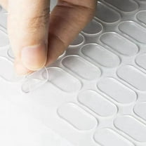 800Pcs Sticky , Wall Double Sided Sticky Dots for Wall Hanging Earthquake Museum Clear