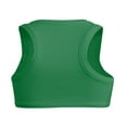 thumbnail image 5 of CNKOO Crop Tops pour Femmes Décontracté Couleur Unie Col Ajusté Sans Manches, 5 of 5