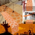 thumbnail image 1 of Halloween Head Orange Lace Table Runner Decorations 12.9 X 72 Inch Table Runner Dinner Home Deco (Orange), 1 of 9