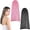 Black+pink, variant on Duslogis 2 Pcs Mesh Crochet Hair Nets for Sleeping, Long Knit Snood Cap Cover Crocheted Shower Caps Hat for Women Long Curly（Black，Pink）