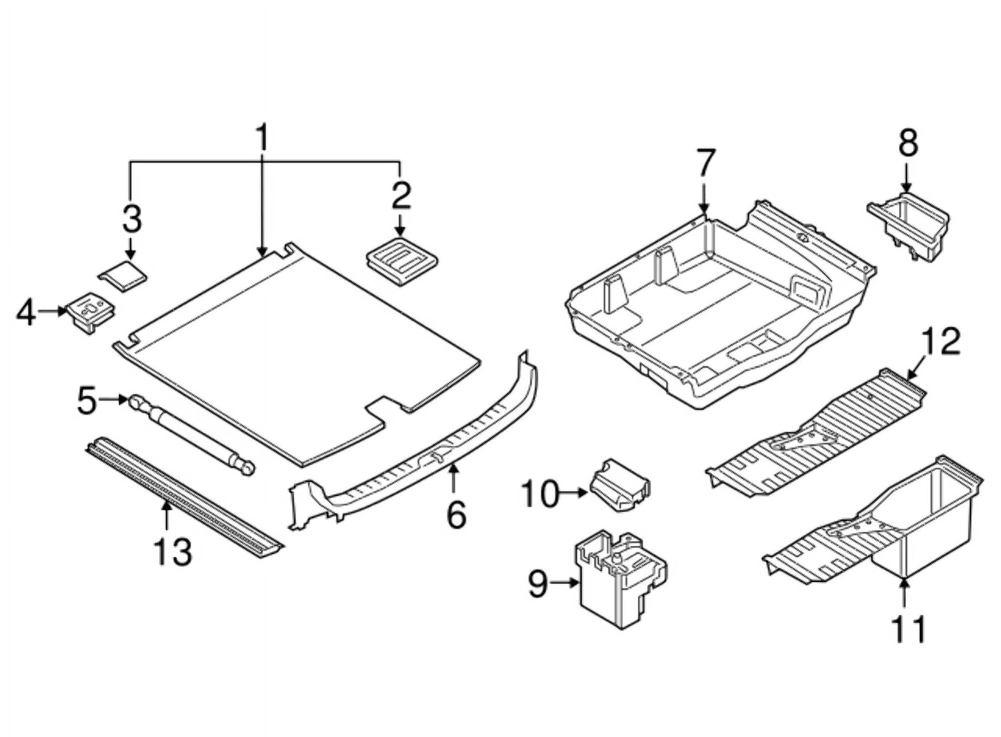 New Genuine BMW Hinge Bracket Floor Carpet (2015-2018) OE 