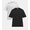 Black Soot/Vivid White, variant on All Gender Cotton Oversize Tee with Short Sleeves, Men's and Big Men's