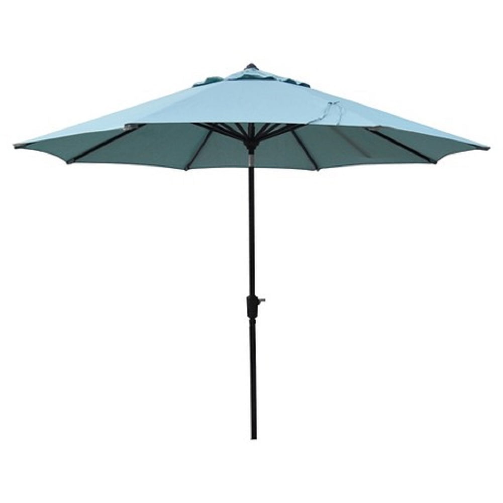Smith Hawken 10 Round Aluminum Patio Umbrella Azure Walmart Com