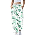 thumbnail image 1 of Birdeem Women Loose Casual Printed Pocket Drawstring Pants, 1 of 5