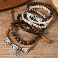 thumbnail image 4 of 6 Piezas Pulsera Para Hombre De Cuero Joyeria Dama Regalos Xtellar multicolor, 4 of 4