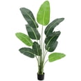 thumbnail image 1 of Árbol Artificial Ave del Paraíso – Planta Falsa de Plátano con Troncos – Maceta Decorativa – Interior y Exterior – Hogar y Oficina, 1 of 8