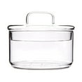 thumbnail image 1 of Stackable Heat Resistant Glass Bowl Transparent Salad Bowl Innovative Dessert Fruit Box With Lid, 1 of 8