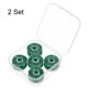 thumbnail image 3 of 2 Juegos Prebobinado Bobina Hilo con Almacenamiento Plástico Estuche para Bordado y Coser Máquina, Oscuro Verde, 3 of 6