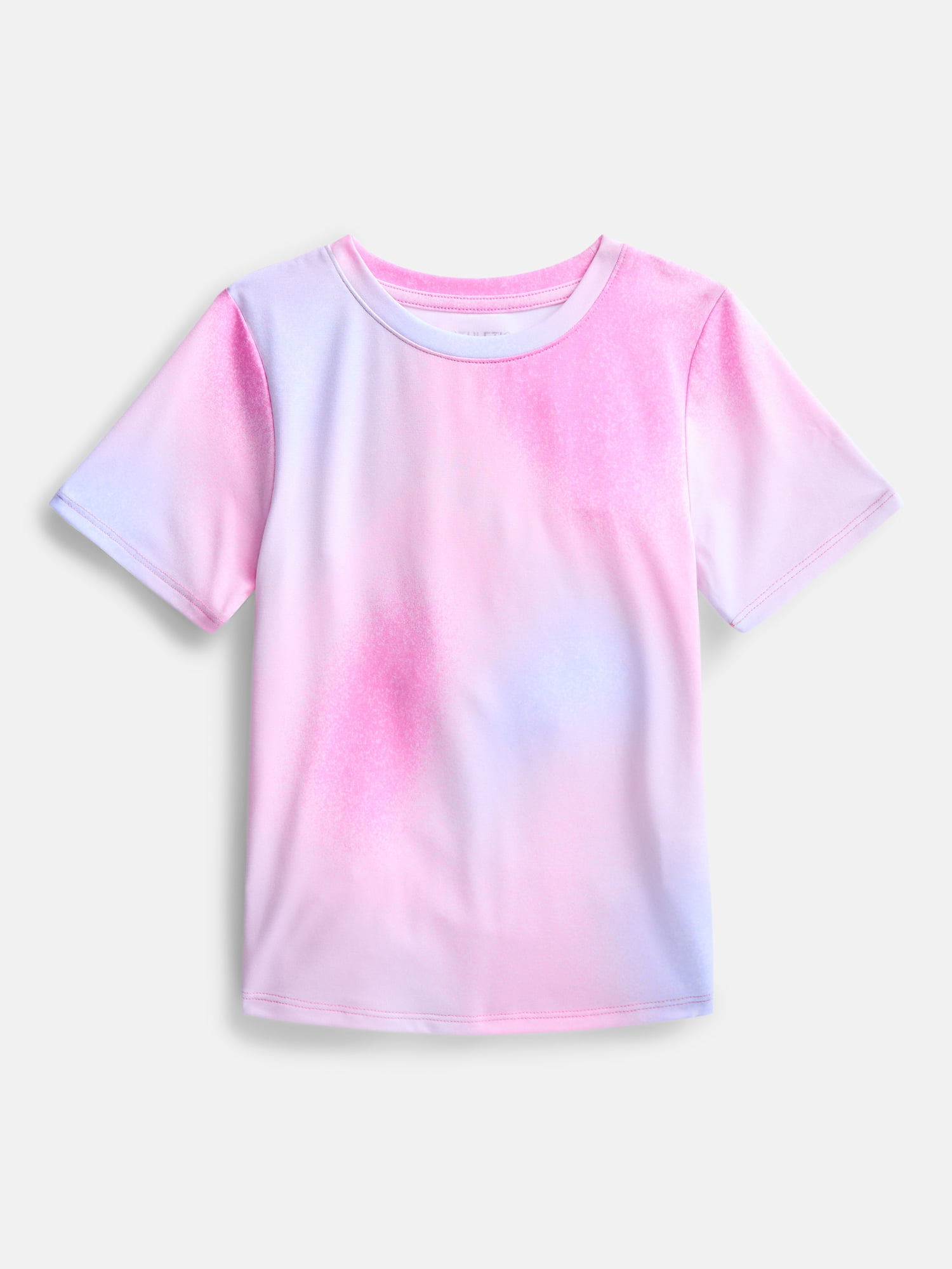 Athletic Works Girls and Girls Plus Active Tee with Short Sleeves, 2 Pack, Sizes 4-18