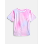 Athletic Works Girls and Girls Plus Active Tee with Short Sleeves, 2 Pack, Sizes 4-18
