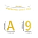 thumbnail image 2 of Awesome Since 1963 Banner preencordado Happy 61st Birthday Banner dorado brillante 61 sesenta y un años decoraciones de fiesta de cumpleaños para hombres y mujeres, 2 of 5