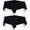 Black, variant on Rectangle Table Cloth 2 Pack(60x102 Inches, Red), Tablecloth Machine Washable, Polyester Table Cover for Dining, Buffet Parties, Picnics, Events, Weddings and Restaurants