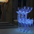 thumbnail image 3 of vidaXL Reindeer Christmas Decoration LEDs Pre-Lit Christmas Lighting Acrylic, 3 of 189