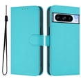 thumbnail image 2 of Compatible with Google Pixel 8A Wallet Case with RFID Blocking Credit Card Holder, PU Leather Folio Flip Kickstand Protective Shockproof Anti-fall Phone Case Cover Women Men,Lagon, 2 of 11