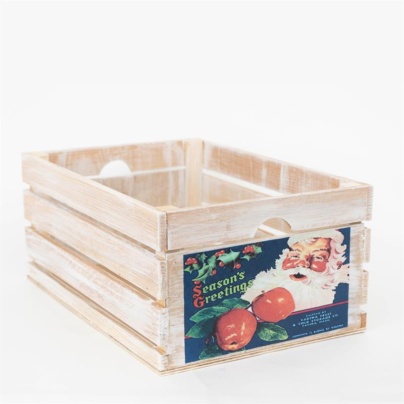 show original title Details about   6x White Apple Crates me 2 geflammten Floors Wood Crates Wine Box Fruit Crates Deco