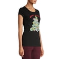 thumbnail image 4 of Hybrid Juniors Meowy Holidays Graphic T-Shirt, 4 of 6
