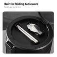 thumbnail image 4 of 2.9L Home Stackable Stainless Steel Thermal Compartment Lunch Snack Box, 4 Tier Insulated  Food Container with Strap, Insulated Microwave Safe Leakproof Food Jar for School, 4 of 7