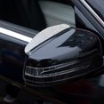 thumbnail image 2 of 2PCS Car Rear View Mirror Rain Eyebrows, Bling Crystal Rear View Mirror Rain Visor Guard, Rhinestone Rainproof Car Side Mirror Rain Visor Smoke Cover, Universal for Car, Truck, SUV,White Diamond, 2 of 7