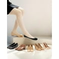 thumbnail image 6 of Womens 4-6 Pairs No Show Low Cut Non Slip Cotton Socks, Footies Liners Flats Boat Sock Loafer Half Heel Invisible, 6 of 6