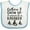 White and Blue, variant on Inktastic Future Kayaker Boating Gift Kayaking Boys or Girls Baby Bib