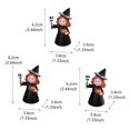 thumbnail image 3 of Juego de Calabaza de Resina de Halloween con Diseño de Bruja para Exteriores, Maceta para Patio, Balcón, Estantería para El Hogar, Decoraciones, 3 of 7
