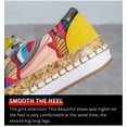 thumbnail image 4 of Babysbule Shoes Women, Casual Lace-up Zipper Design Colorful Printed Casual Sneakers, 4 of 5