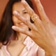 thumbnail image 5 of Anillo celestial con sol, luna y anillo, joya de ópalo dorado, anillo con cuerpo celeste, regalo de cumpleaños para mujeres, regalo de San Valentín para hombres y mujeres, 5 of 6