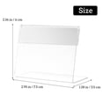 thumbnail image 2 of NUOLUX 5Pcs Supermarket Acrylic Sign Holders Price Tag Display Stands Label Holders, 2 of 6
