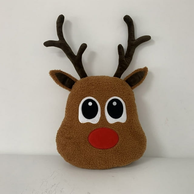 CHUANK Coussins Décoratifs en Canne de Bonbon de Noël, Coussins Menthe Poivrée, Décorations de Noël Rouges et Blanches, Mignon Coussin en Peluche, Coussin Sucette Décoratif de Noël pour Canapé, Coussin, Sofa et Chambre