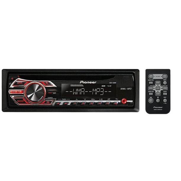 Pioneer Deh 150mp Single Din In Dash Cd Receiver With Mp3 Playback And Front Aux In Walmart Com Walmart Com