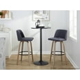 thumbnail image 2 of Toriano 30" Fixed-Height Bar Stool, Bar Chairs, Swivel Bar Stools, Bar Stools Set of 2, 2 of 6