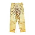 thumbnail image 4 of Daiia Bunch of Grapes Women's Sleep Pant with Pockets and Drawstring,Pajama Pants-Large, 4 of 9